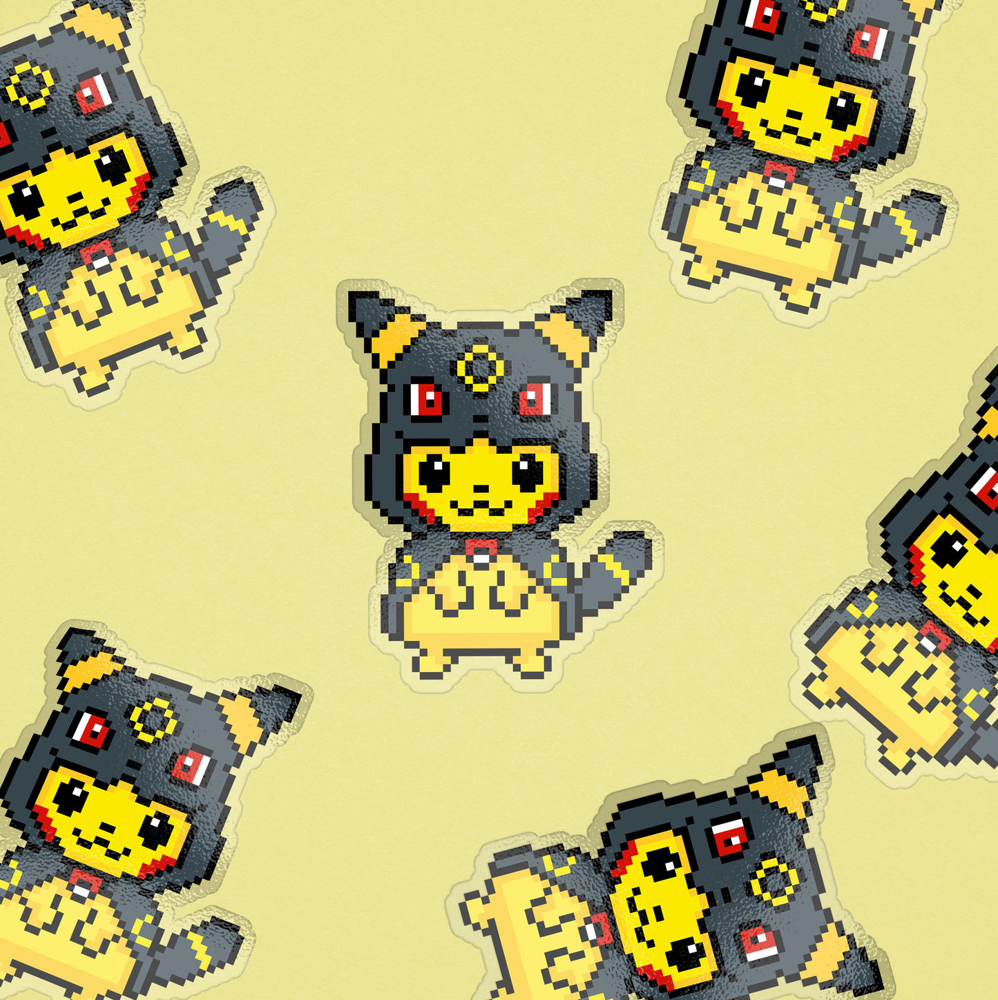 PIKACHU PONCHO UMBREON STICKER