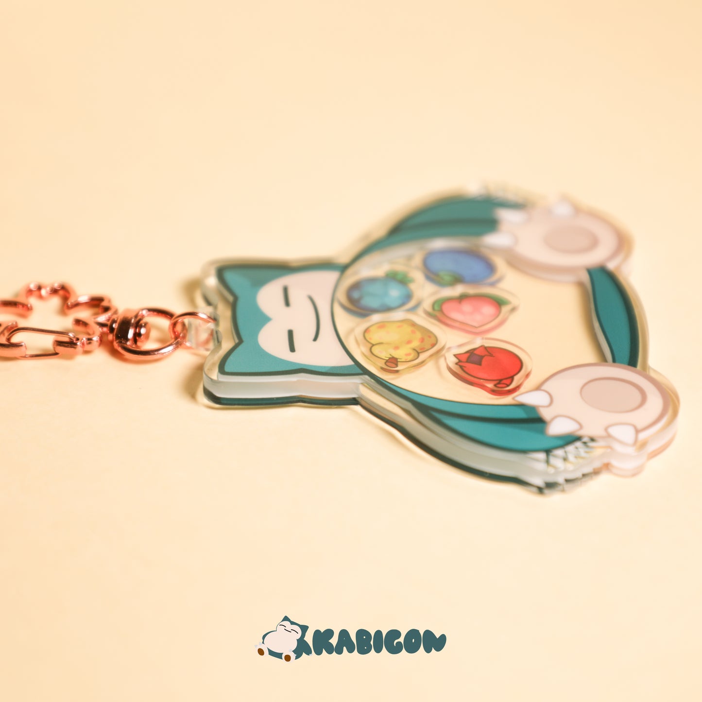 SNORLAX SHAKE KEYCHAIN
