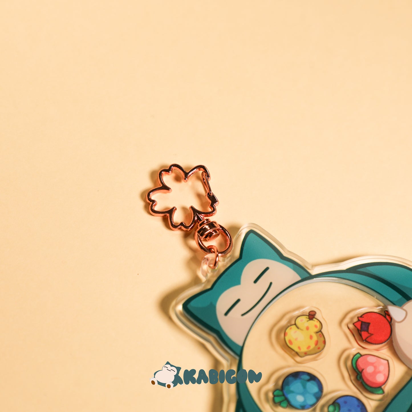 SNORLAX SHAKE KEYCHAIN
