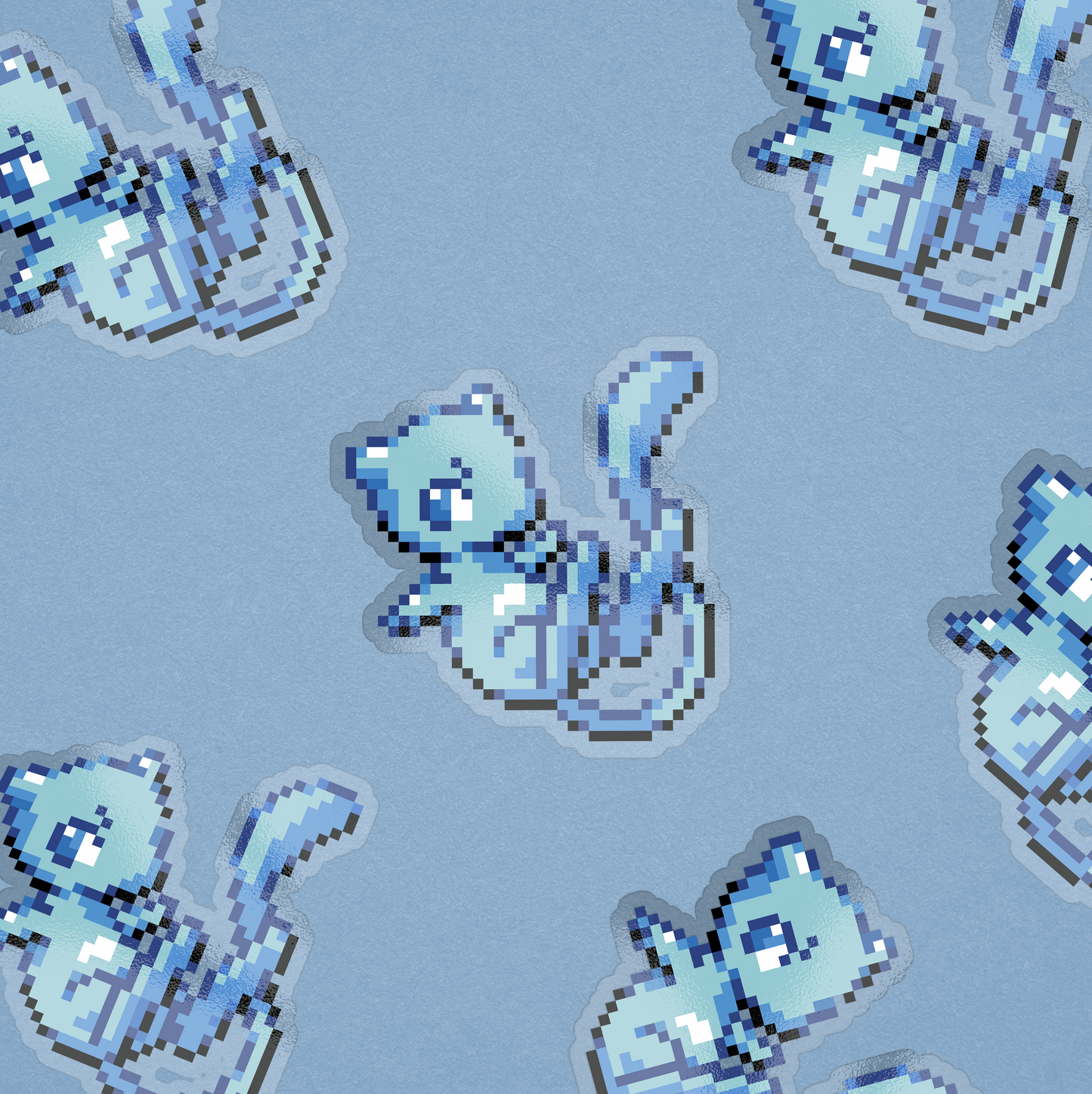 SHINY MEW PIXEL STICKER