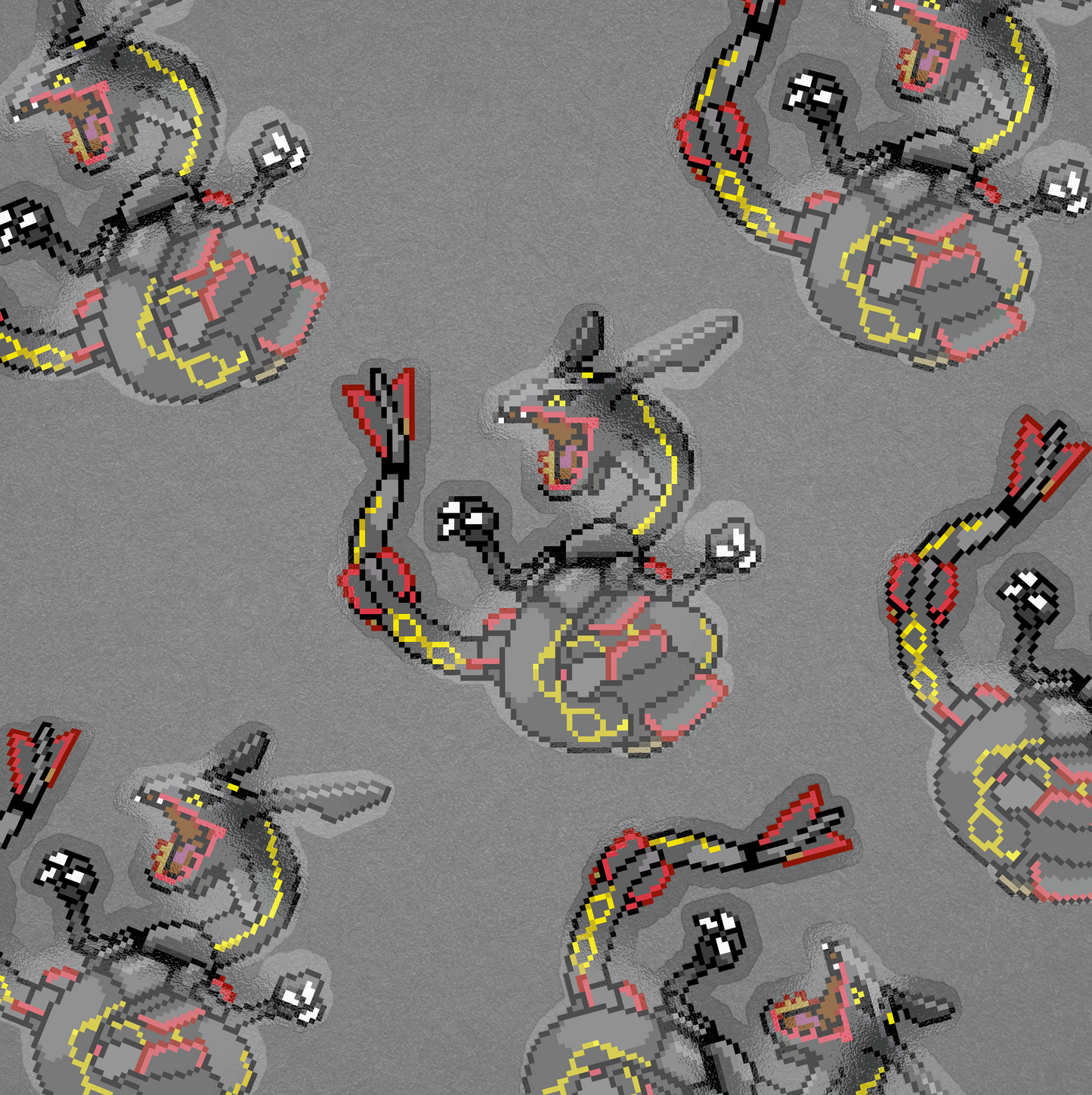 SHINY RAYQUAZA PIXEL STICKER