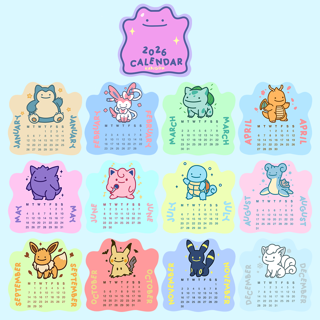 DITTO 2026 CALENDAR