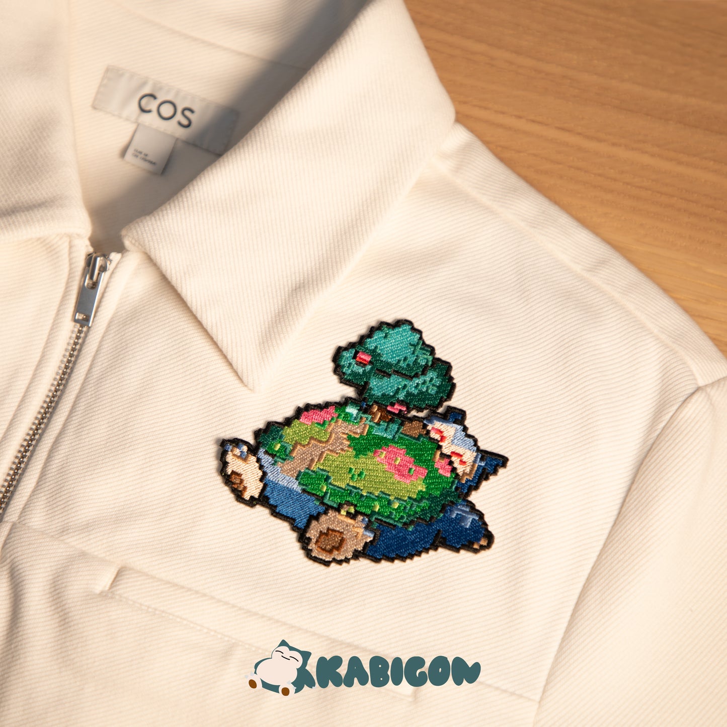 IRON-ON SNORLAX PATCH