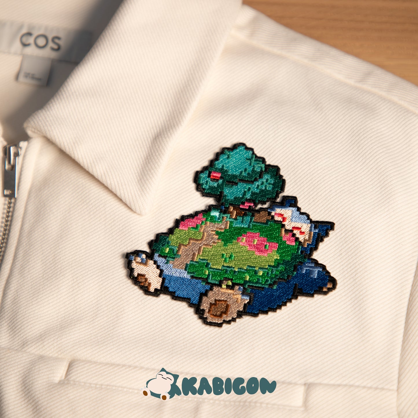IRON-ON SNORLAX PATCH