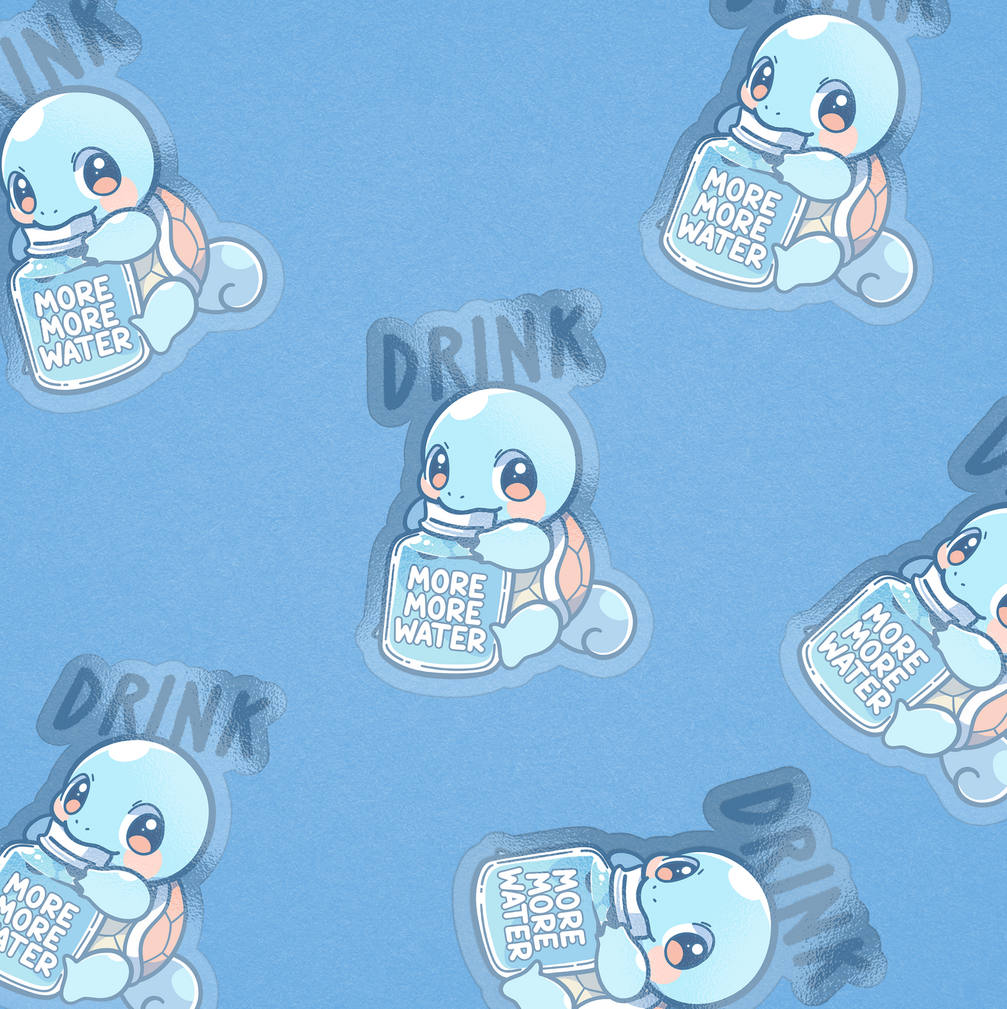 SQUIRTLE AFFIRMATION STICKER