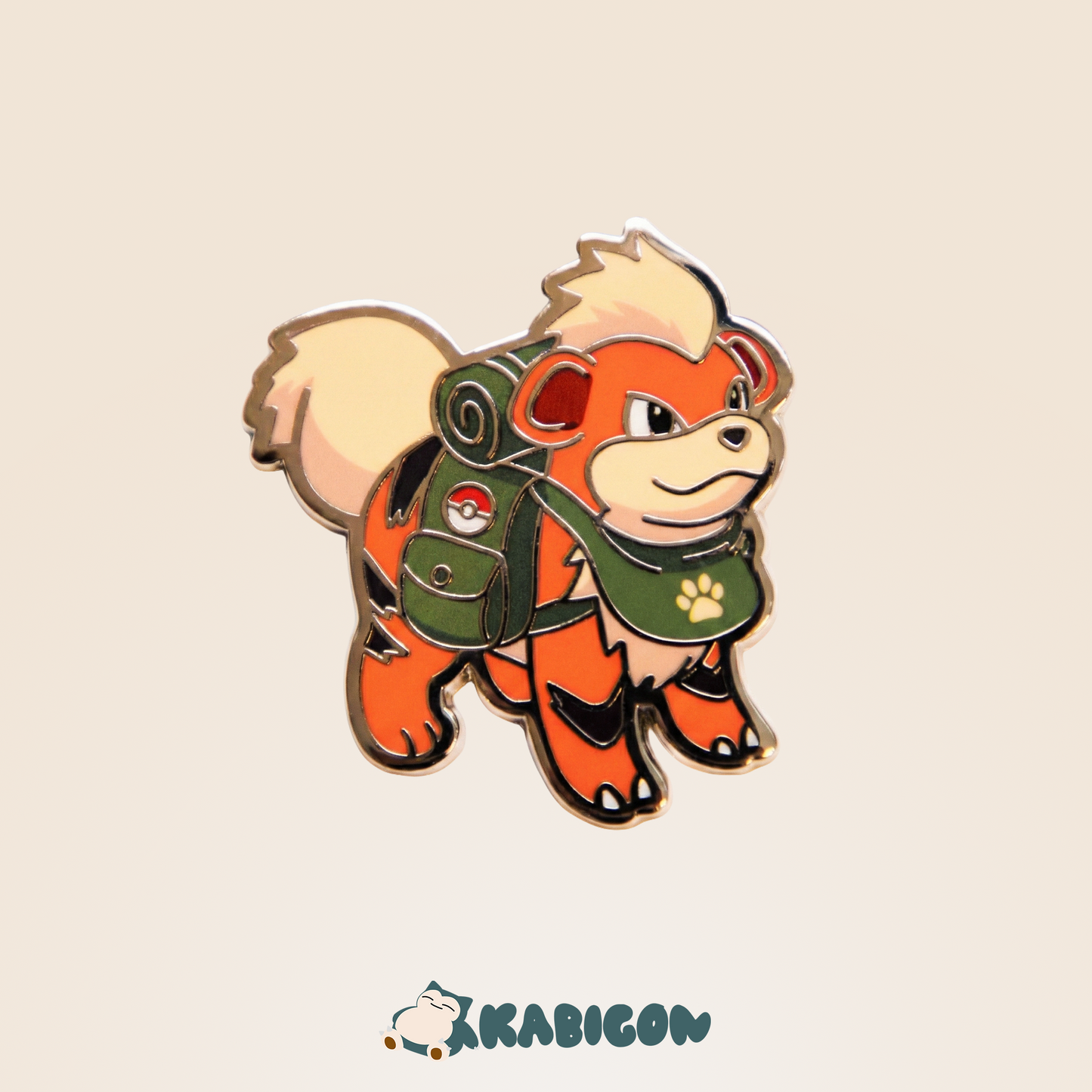 GROWLITHE RANGER PIN