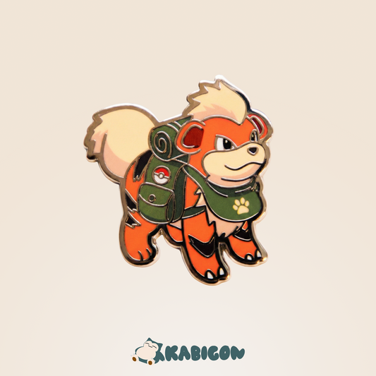 GROWLITHE RANGER PIN