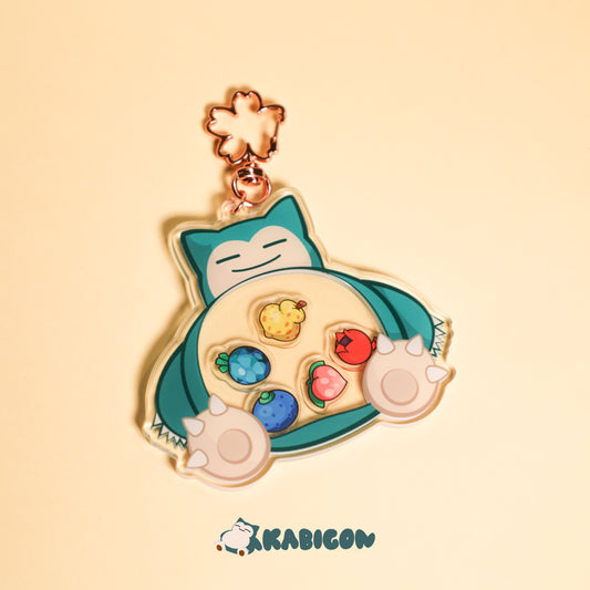 SNORLAX SHAKE KEYCHAIN