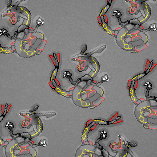 SHINY RAYQUAZA PIXEL STICKER