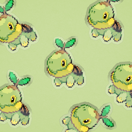 TURTWIG PIXEL STICKER