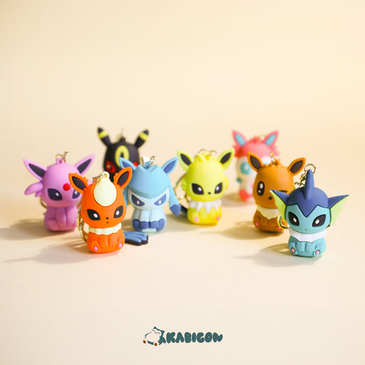 EEVEE & EVOLUTIONS 3D Keychain