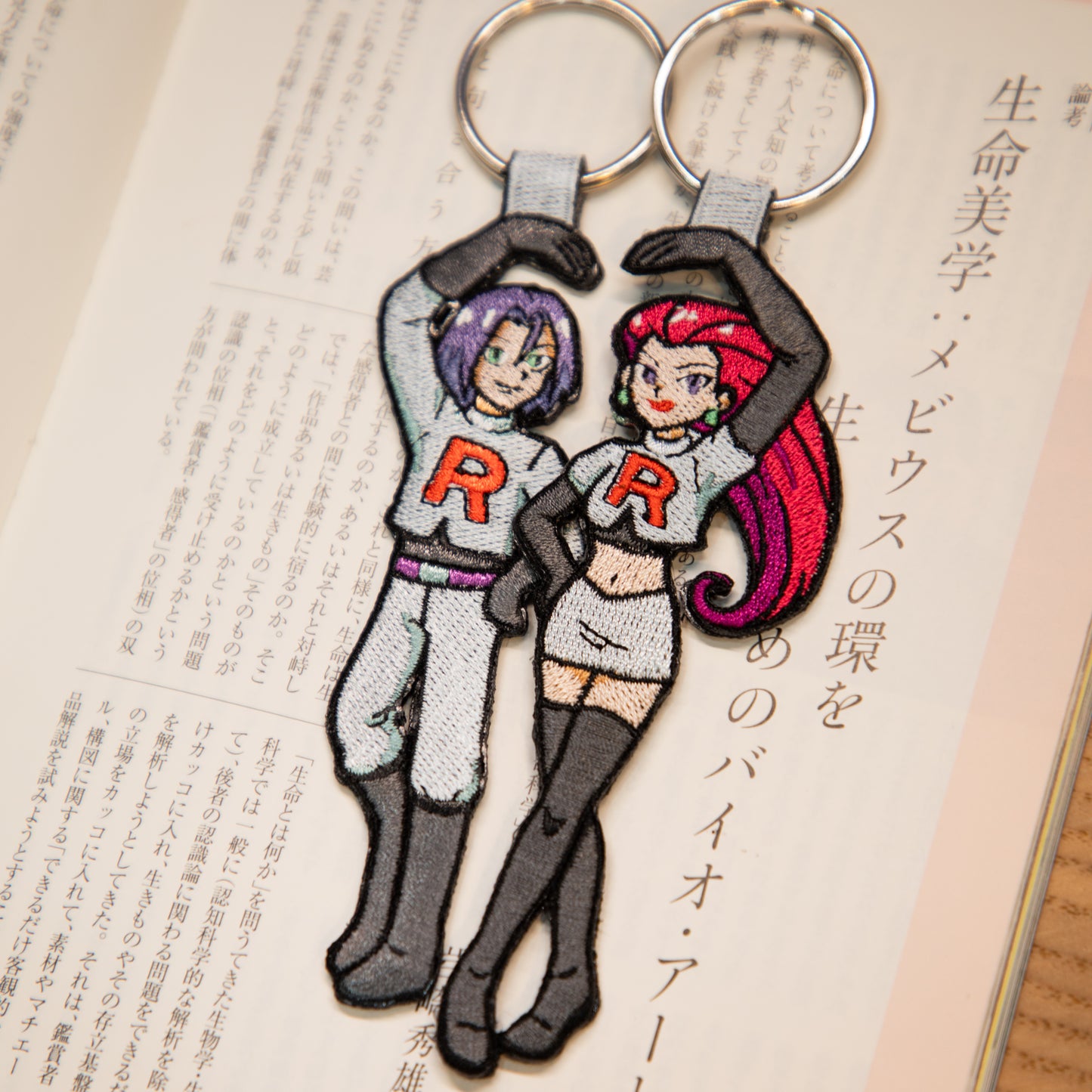 TEAM ROCKET MATCHING KEYTAG SET