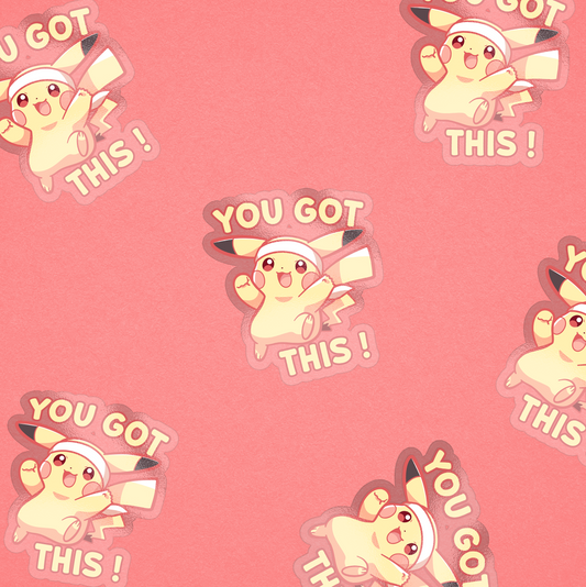 PIKACHU AFFIRMATION STICKER