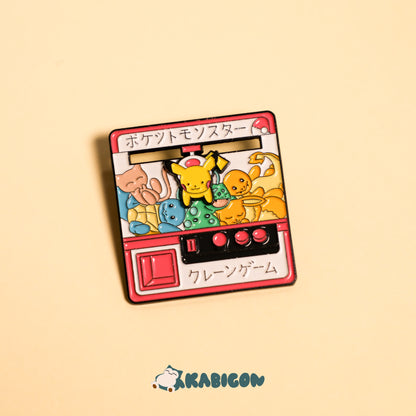 CLAW MACHINE PIN (sliding Pikachu)