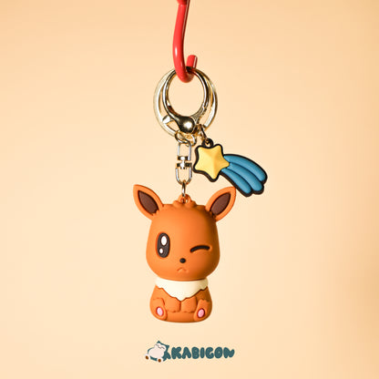 EEVEE & EVOLUTIONS 3D Keychain