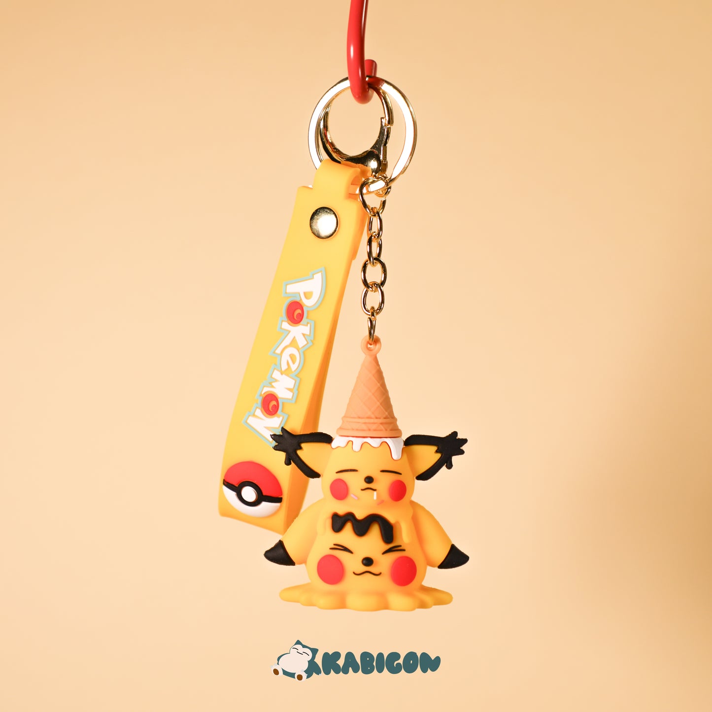 PIKACHU & PICHU ICE CREAM 3D Keychain