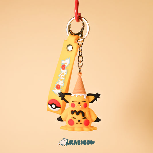 PIKACHU & PICHU ICE CREAM 3D Keychain