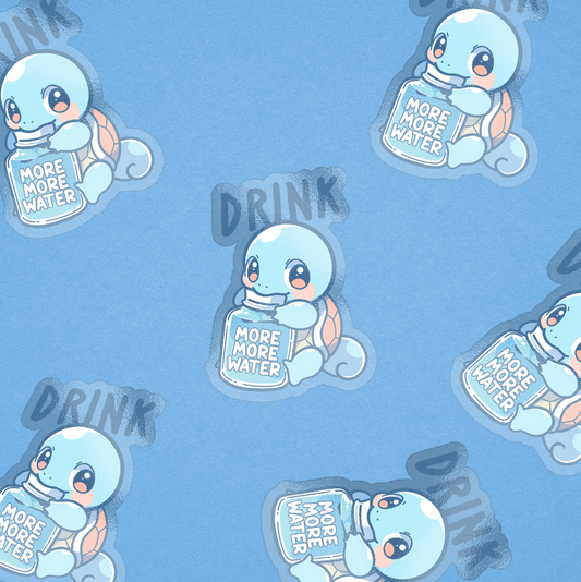 SQUIRTLE AFFIRMATION STICKER