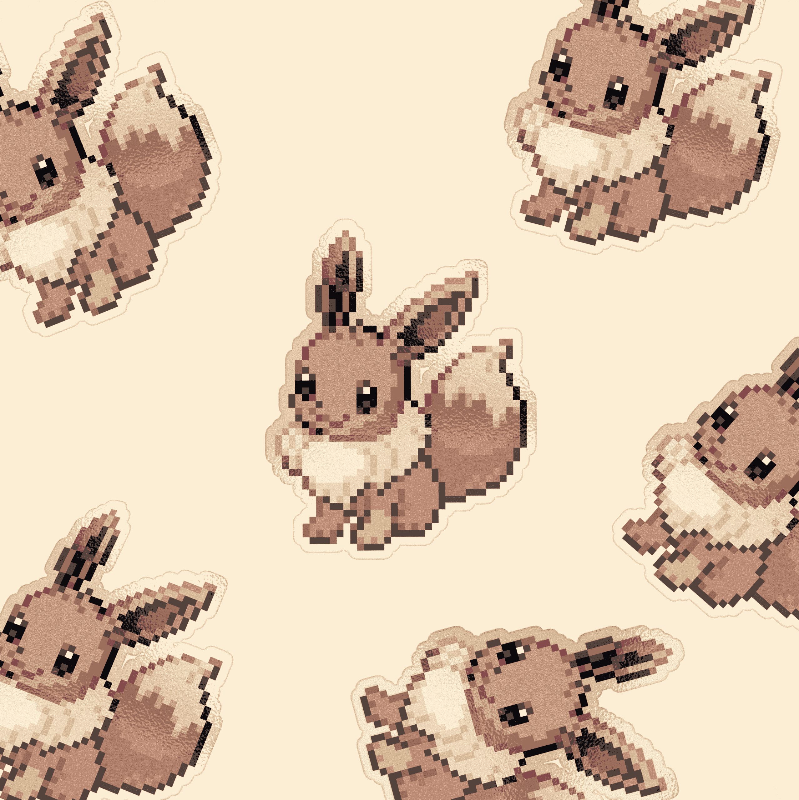 eevee pixel sticker