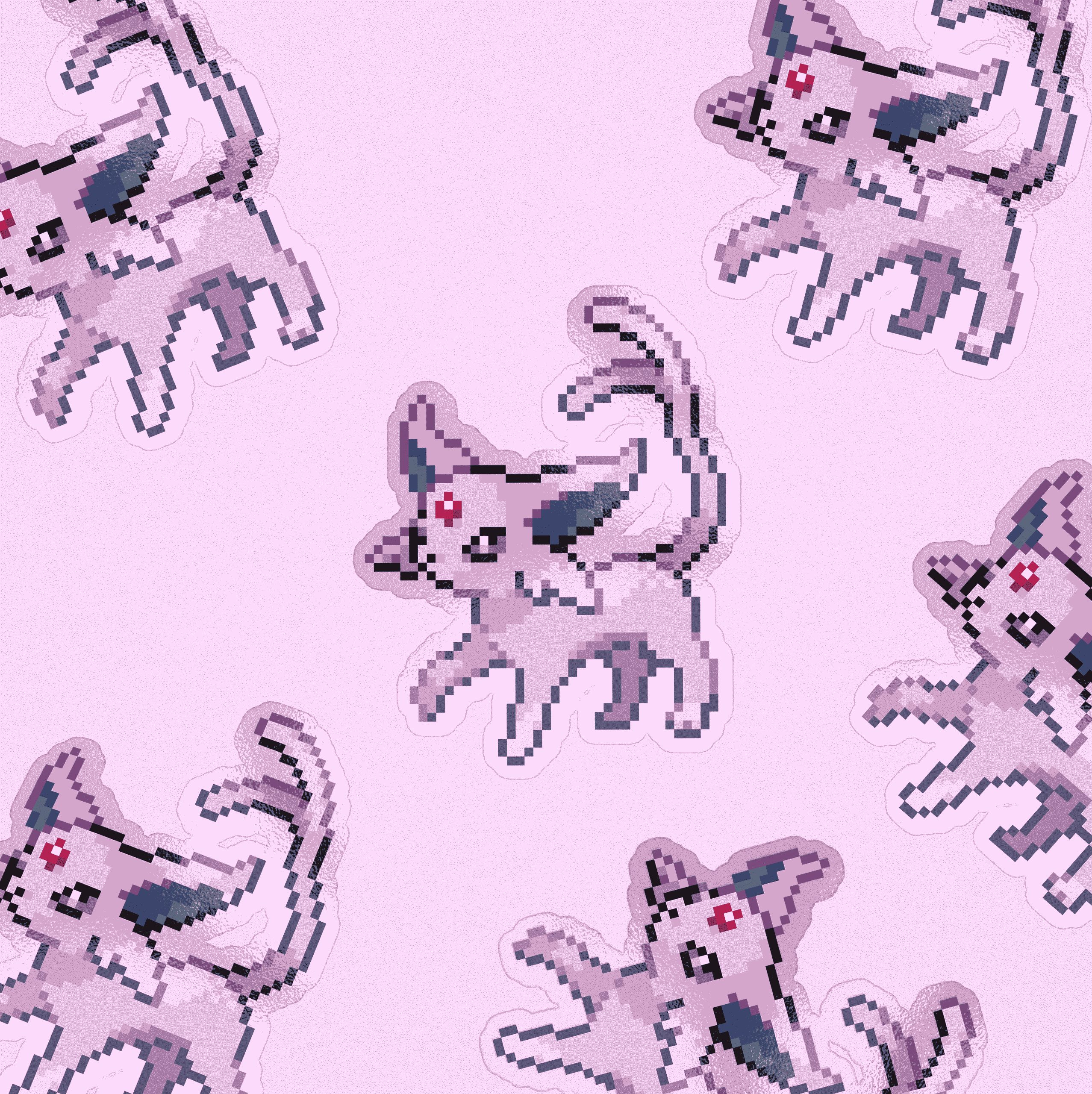 espeon pixel sticker