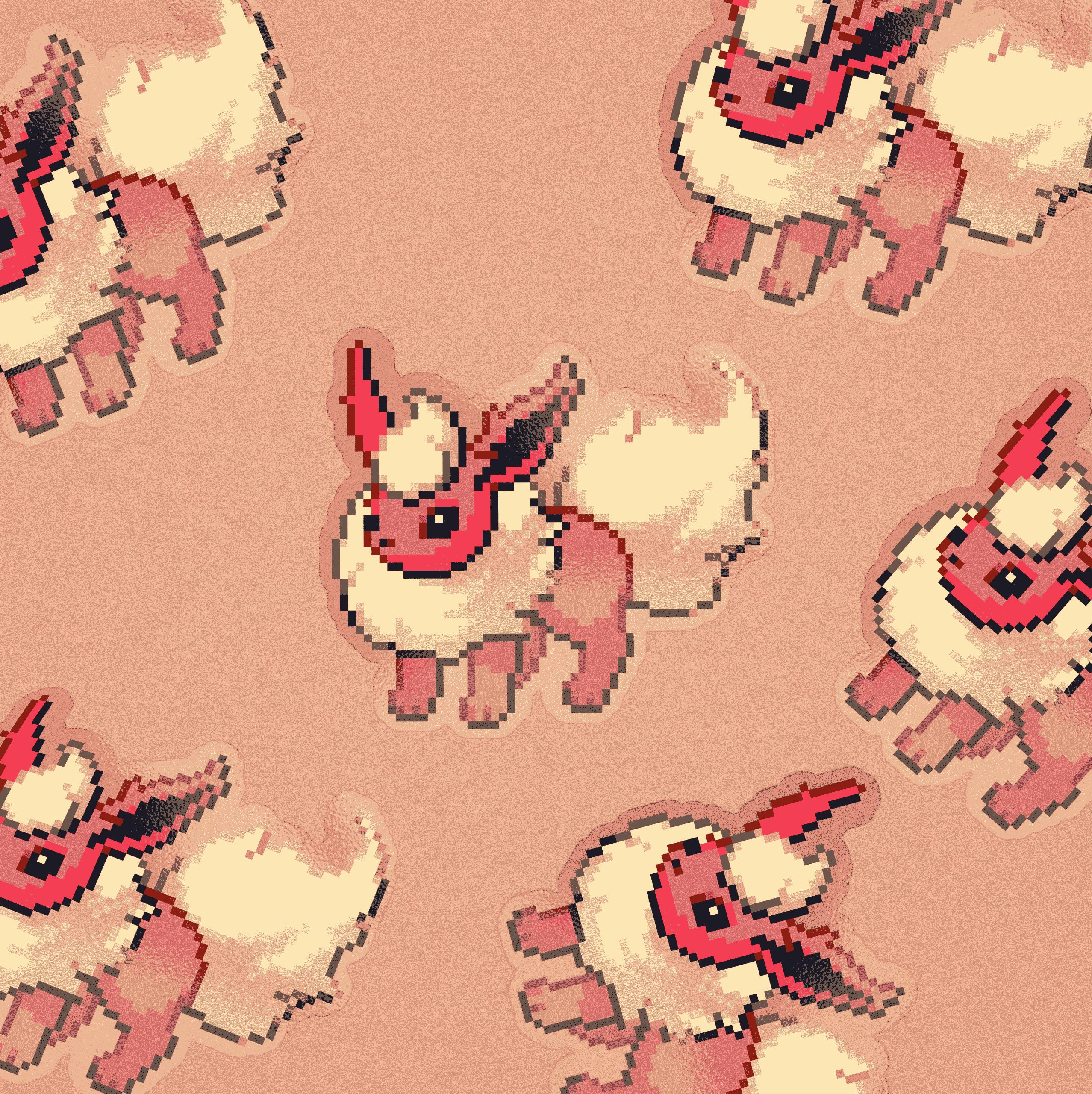flareon pixel sticker