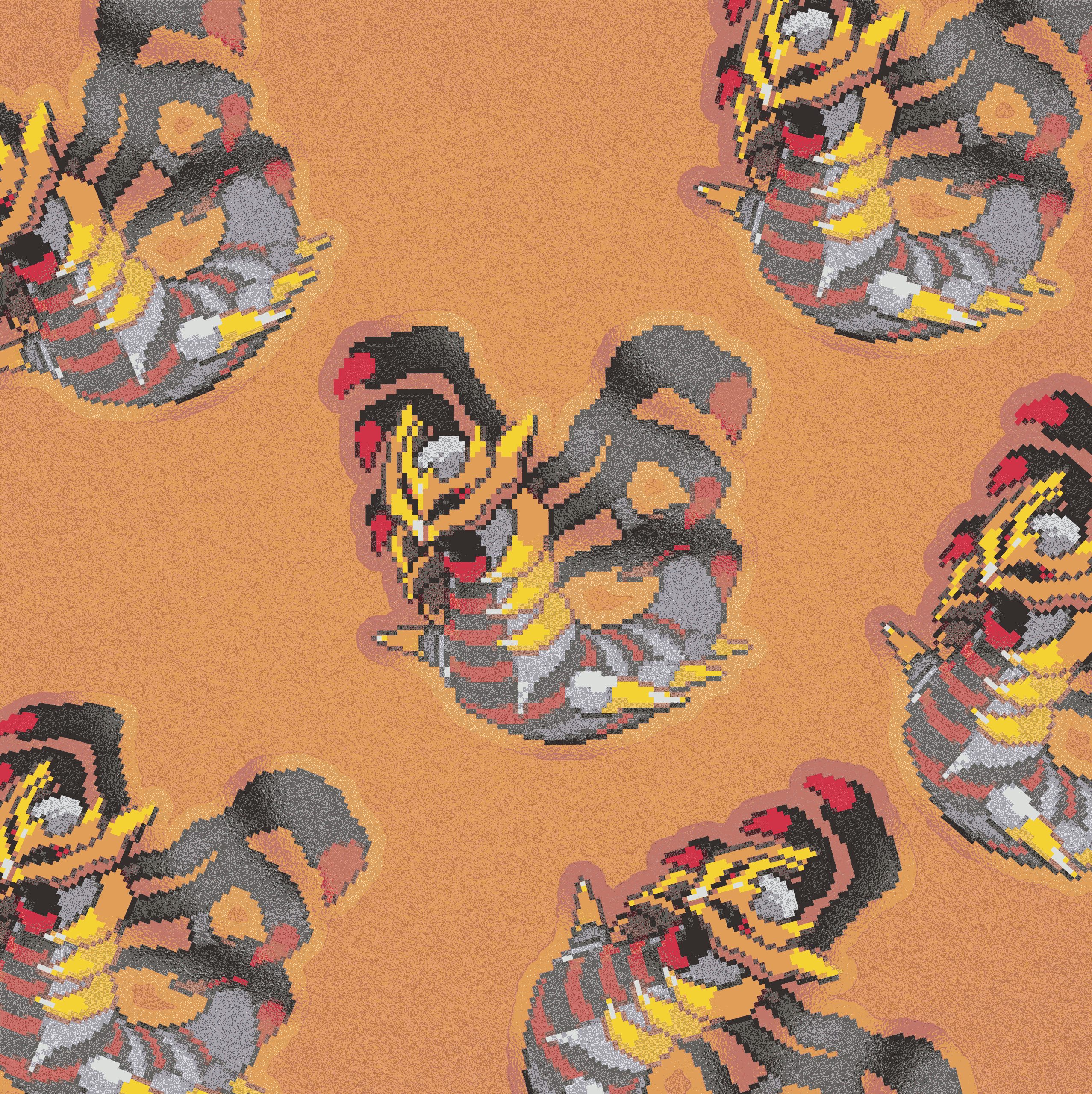 giratina pixel sticker