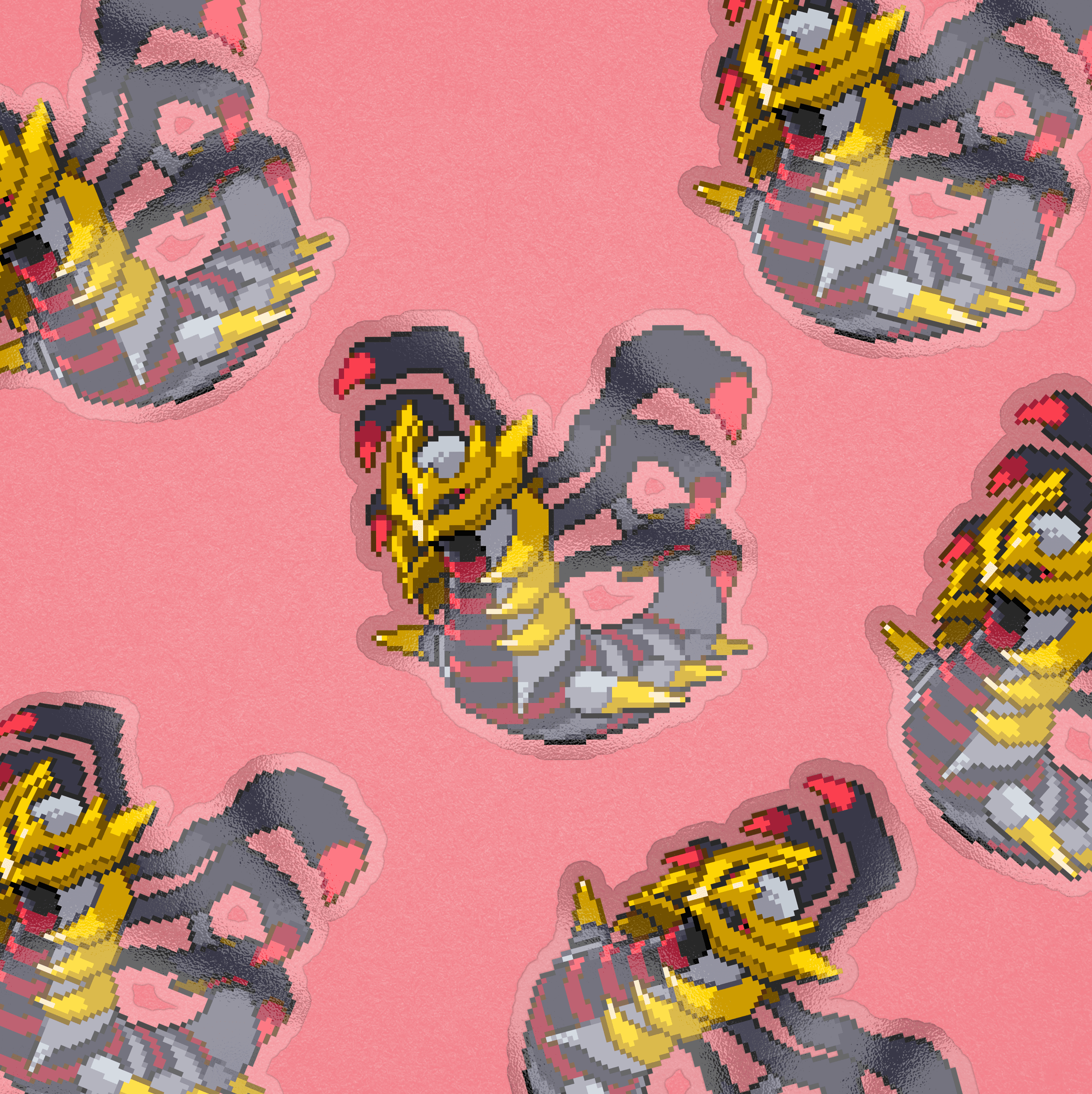 giratina pixel sticker