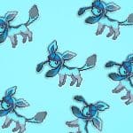 glaceon pixel sticker