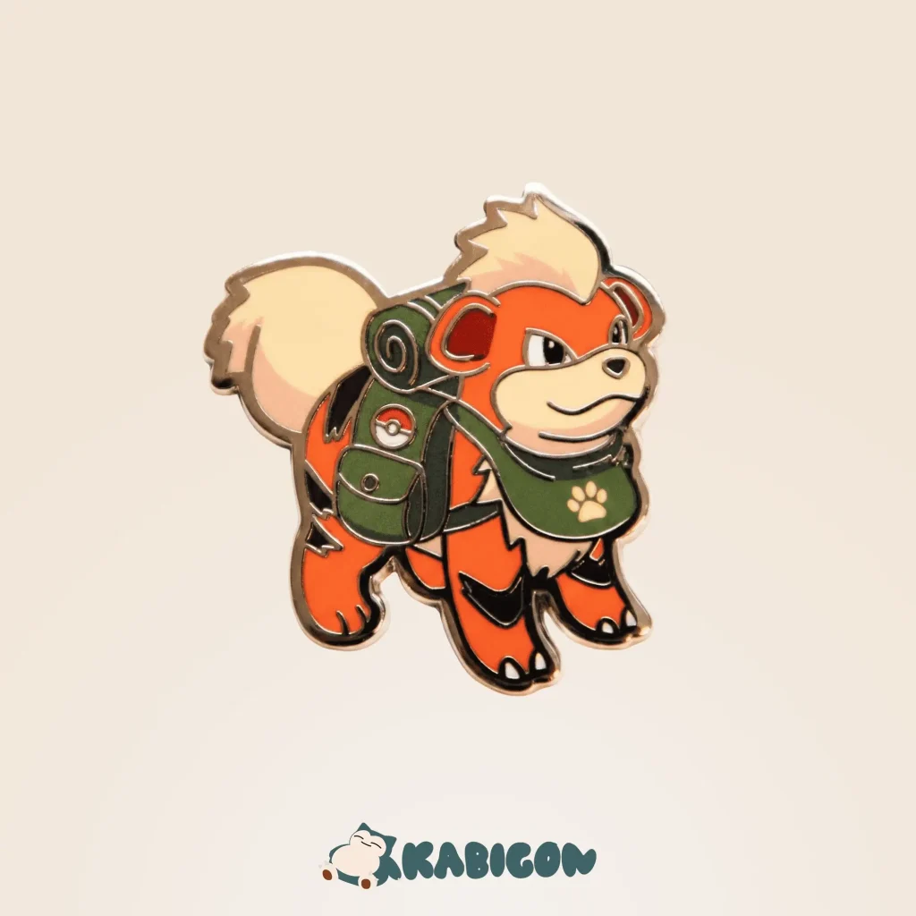 growlithe ranger pin