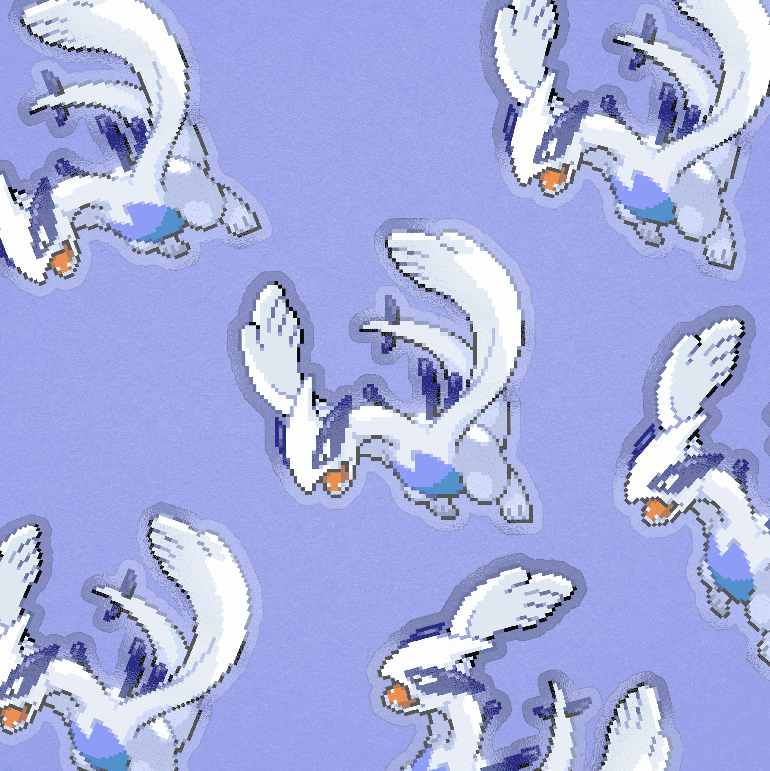 lugia pixel sticker