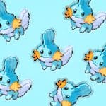 mudkip pixel sticker