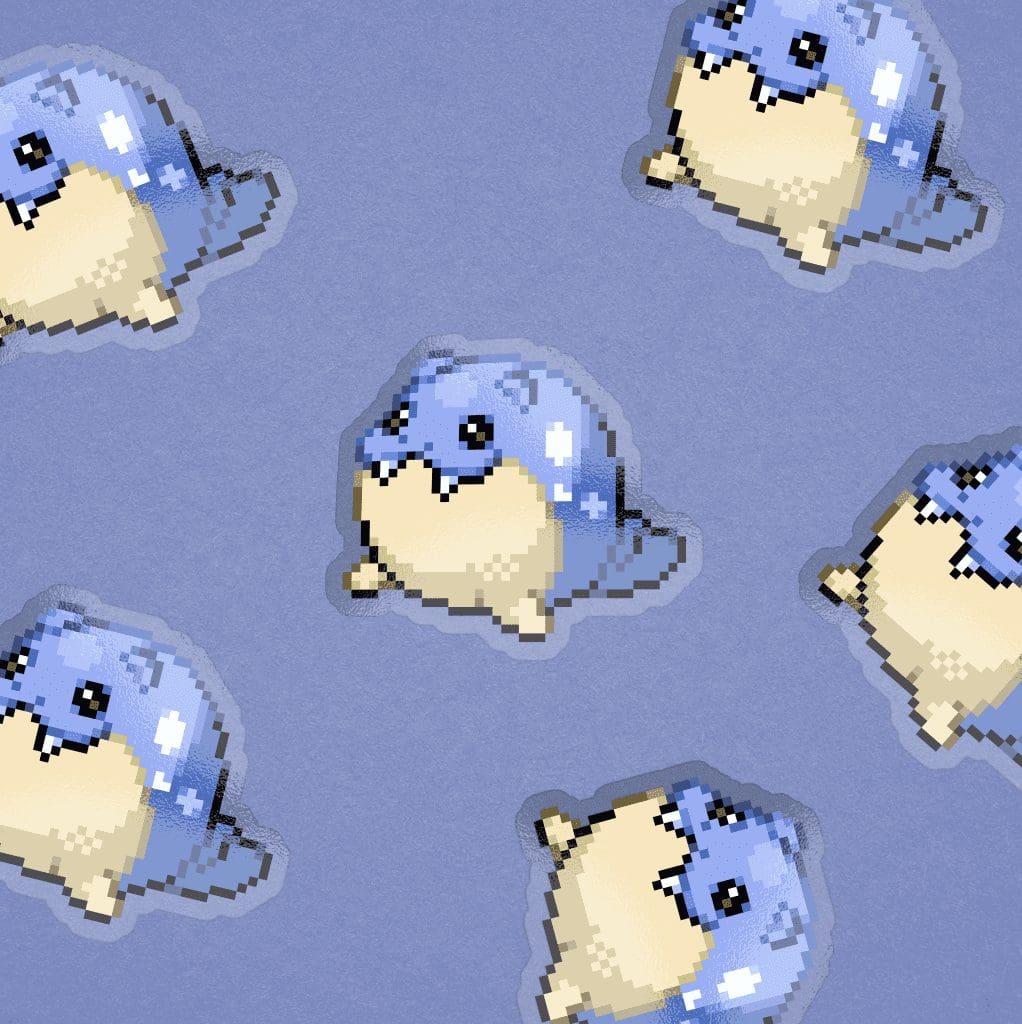 spheal pixel sticker