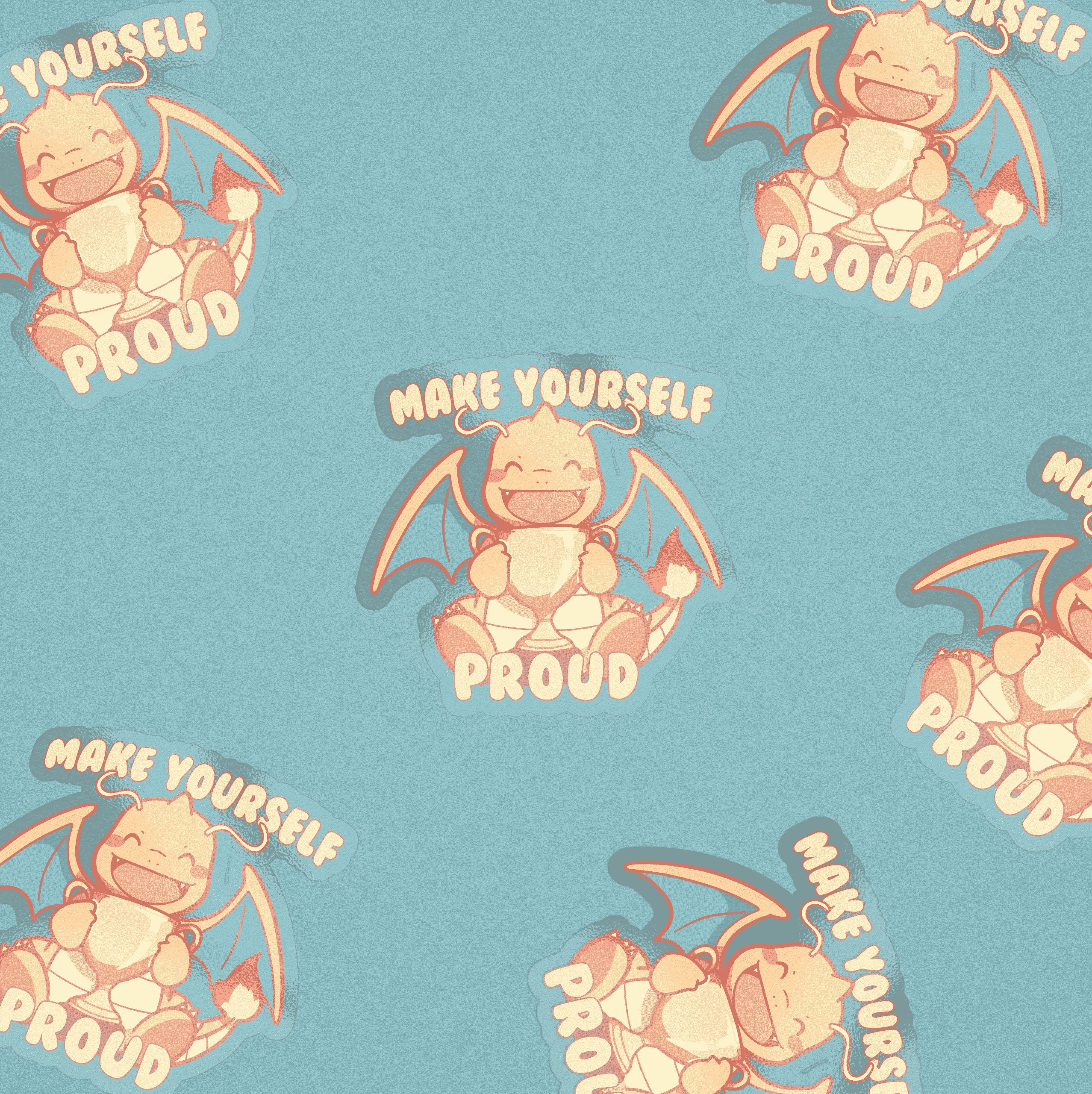 dragonite affirmation sticker