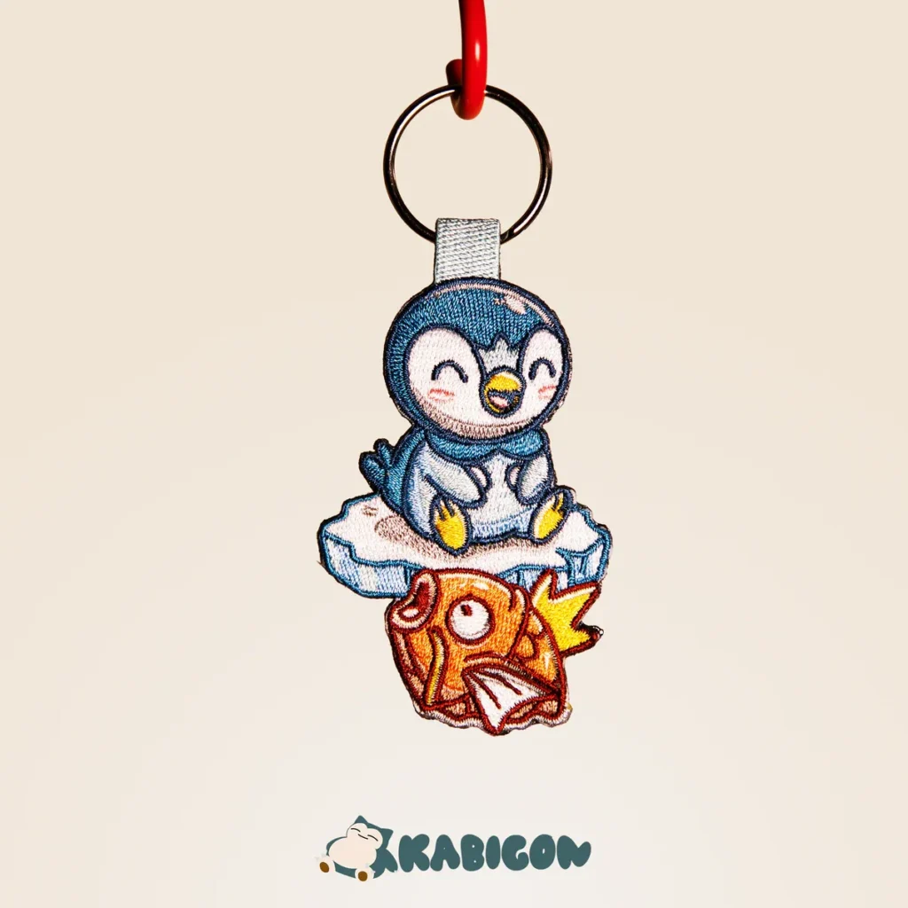 piplup & magikarp keytag