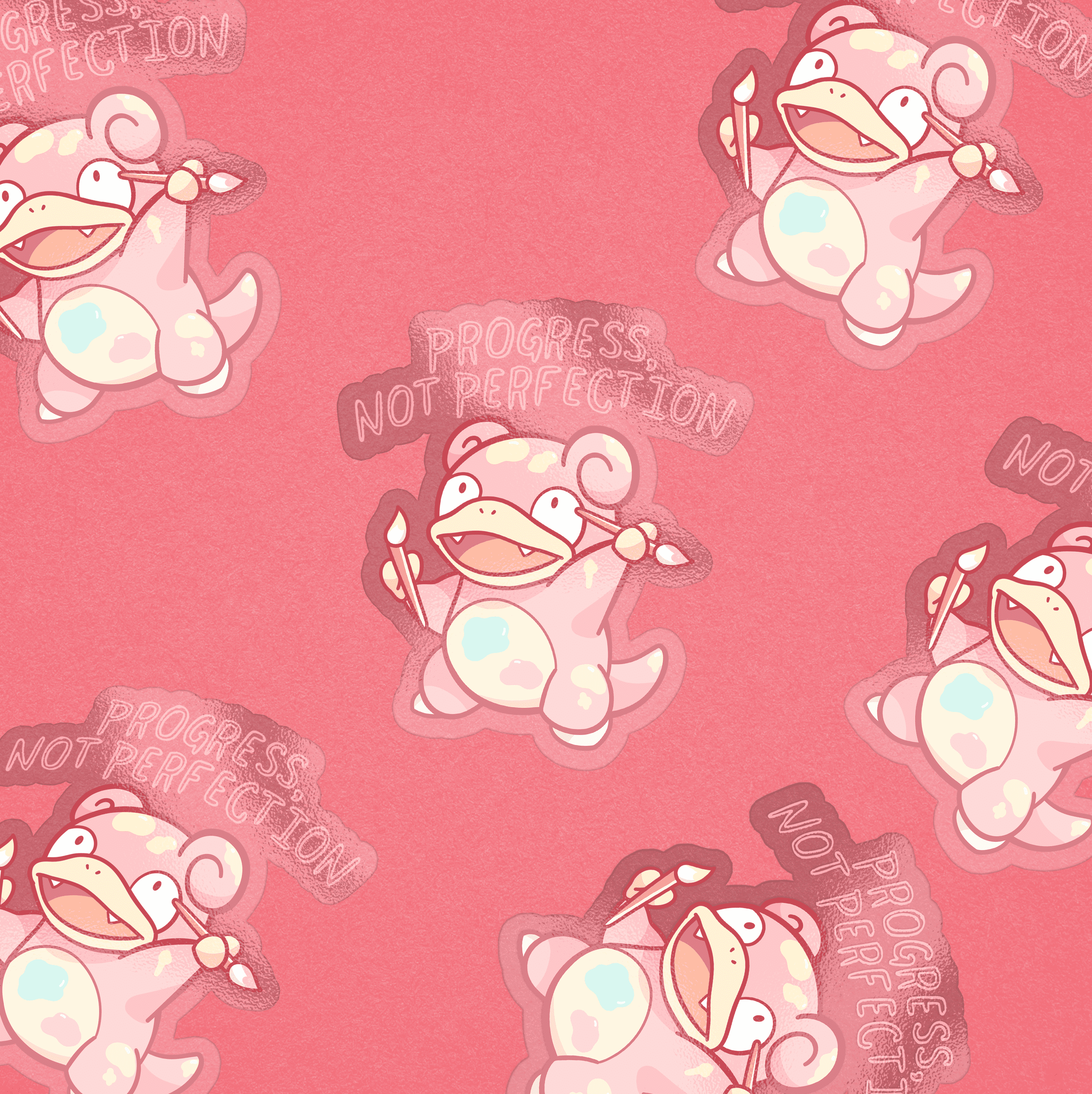 slowpoke affirmation sticker