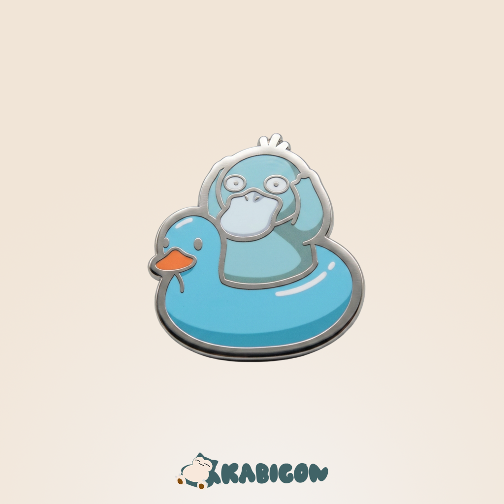 psyduck floatie pin