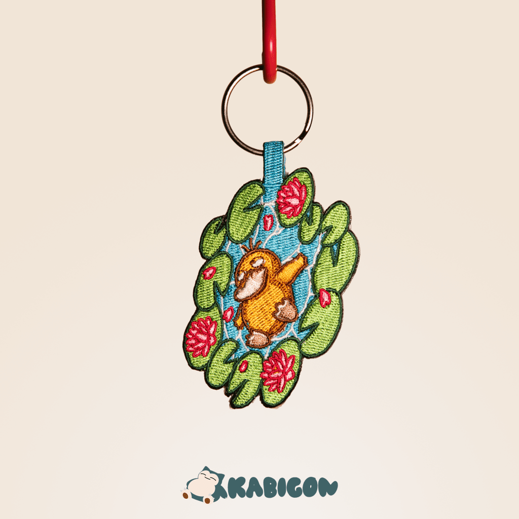 psyduck lily pond keytag