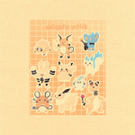 golden hour sticker sheet