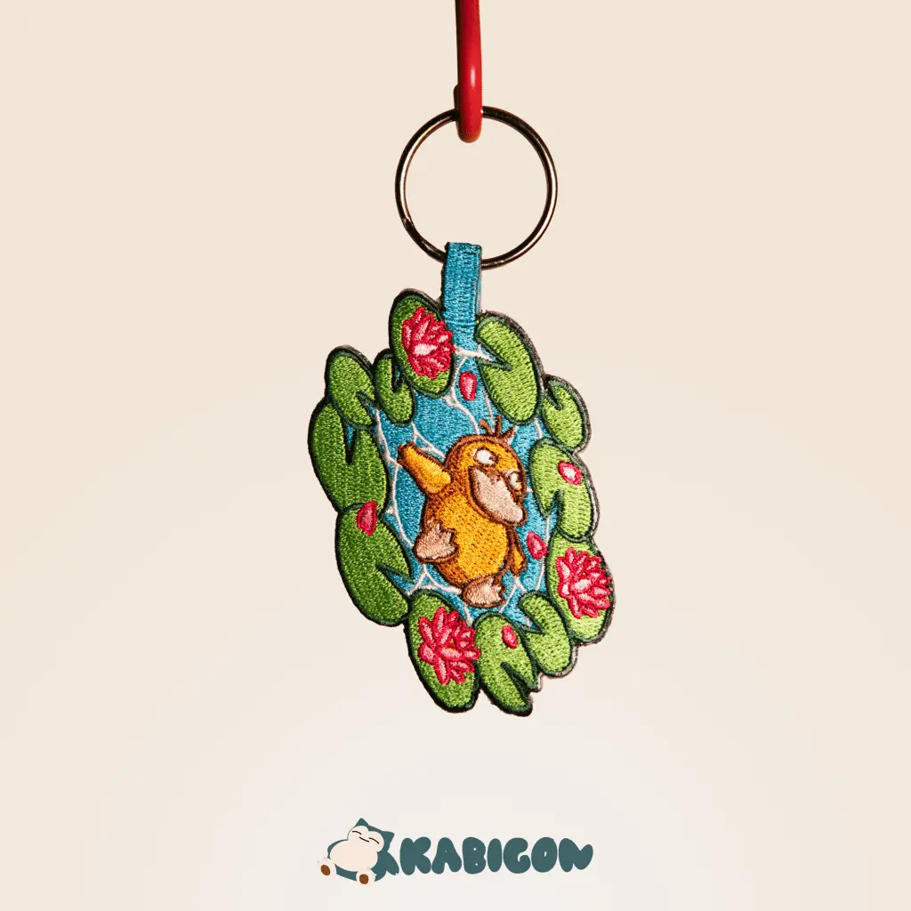 psyduck lily pond keytag